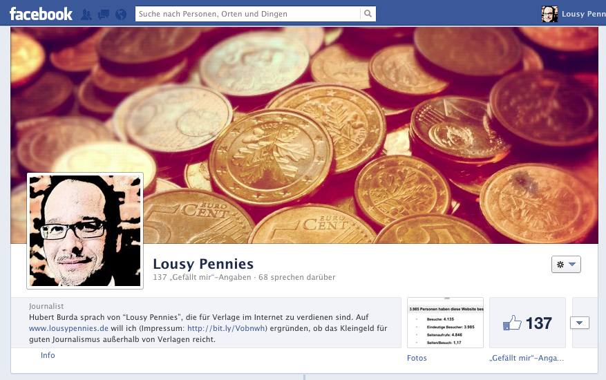 LousyPennies auf Facebook 