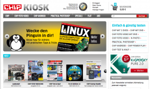 Online-Kiosk von CHIP