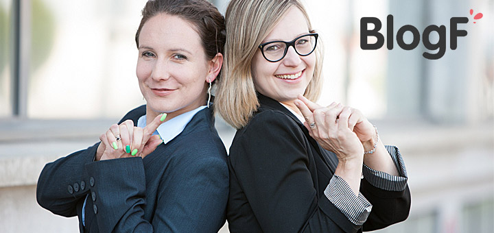 Marlies De Roche und Sylvia Epaillard, Gründerinnen von BlogF