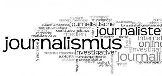 Journalismus-Wordle