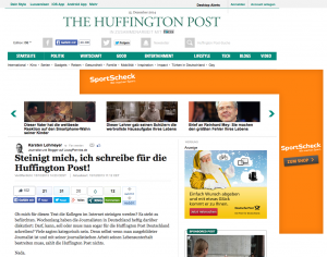 Karstens Artikel bei HuffPo