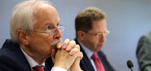 Harald Range und Hans-Georg Maaßen. Bild Richard Gutjahr (CC-BY-NC)