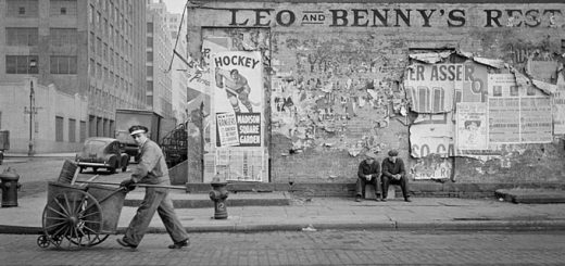 Street Cleaner by John Vachon [Public domain], via Wikimedia Commons